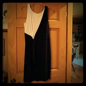 Ann Taylor black and white business casual